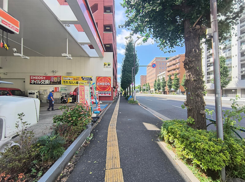 前面歩道 前面歩道